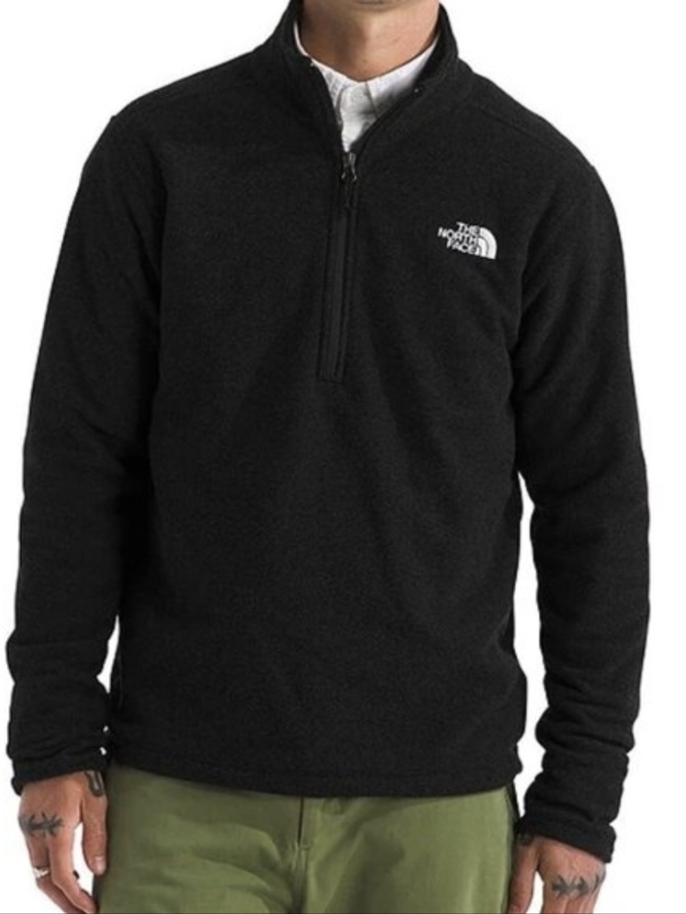 The North Face Textured Cap Rock 1/4 Zip Fleece Pullover